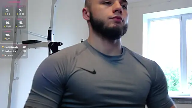 Show modela PaulGrow na web-kameri