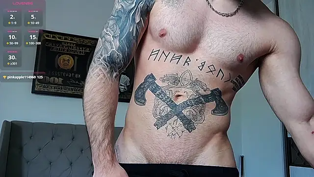 Show modela PaulGrow na web-kameri