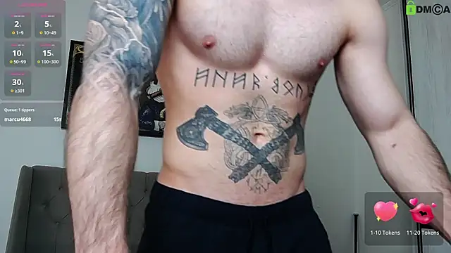 Show modela PaulGrow na web-kameri