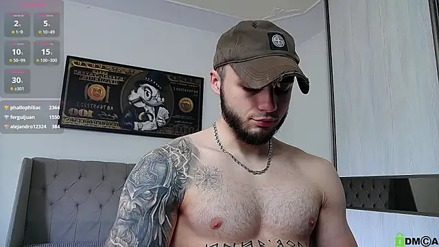 Show modela PaulGrow na web-kameri