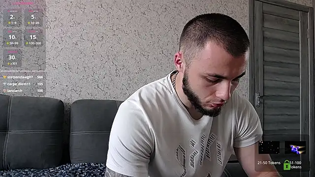 Show modela PaulGrow na web-kameri