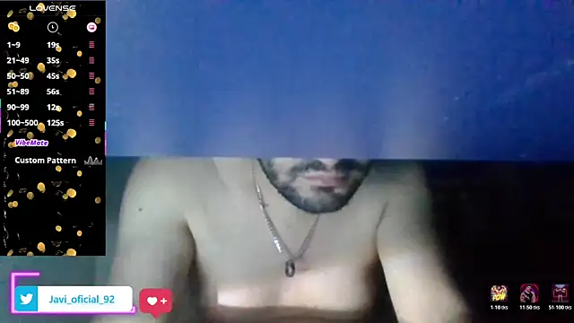 Show modela Javi_92 na web-kameri