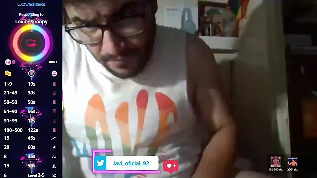 Show modela Javi_92 na web-kameri