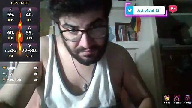 Show modela Javi_92 na web-kameri