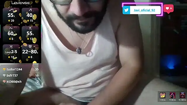 Javi_92: διαδικτυακό σόου στην κάμερα