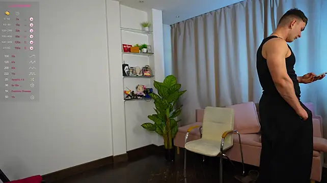 Show modela Demianblake na web-kameri