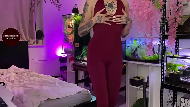 Show modela AuraVixxen na web-kameri