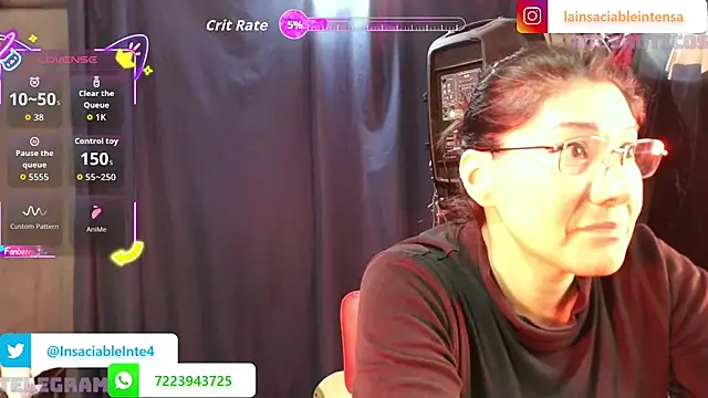 LaInsaciableIntensa – Live XXX-chat