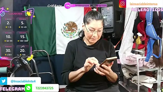 LaInsaciableIntensa Webcam-Show