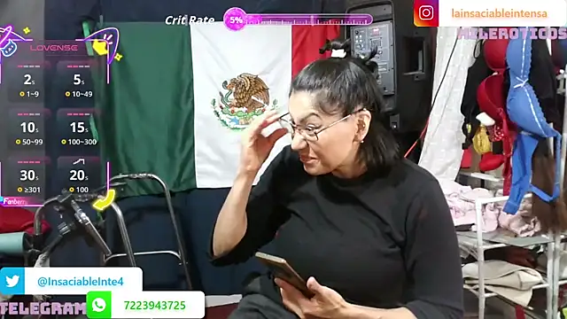 LaInsaciableIntensa Webcam-Show