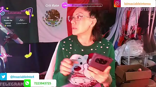 LaInsaciableIntensa Webcam-Show