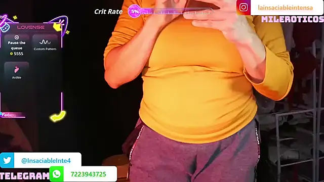 LaInsaciableIntensa 웹캠 쇼