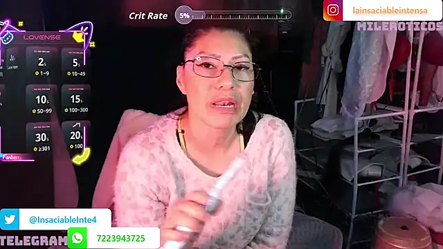 LaInsaciableIntensa webcam show
