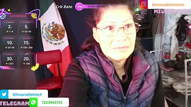 LaInsaciableIntensa's Live XXX Chat
