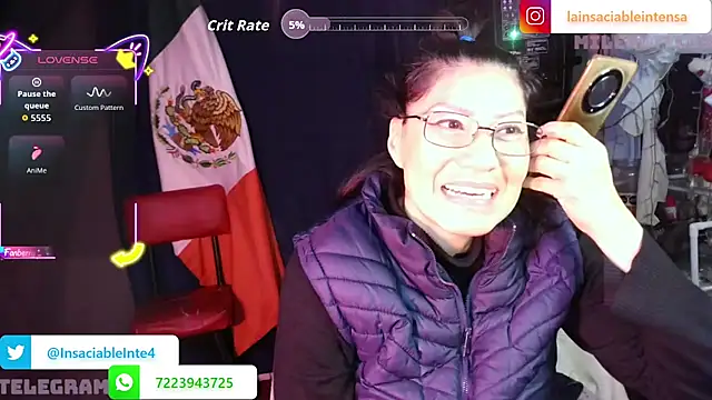 LaInsaciableIntensa Show in webcam