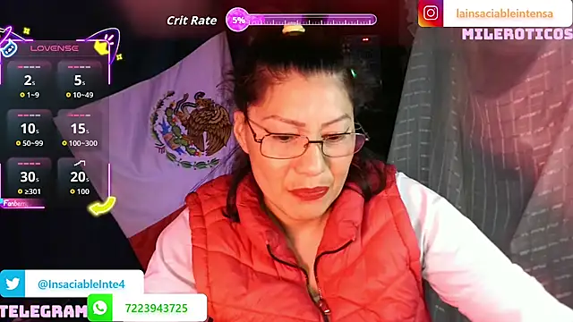 LaInsaciableIntensa Pertunjukan Webcam