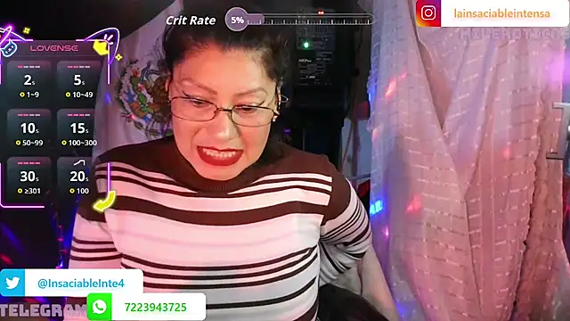 Show webcam de LaInsaciableIntensa