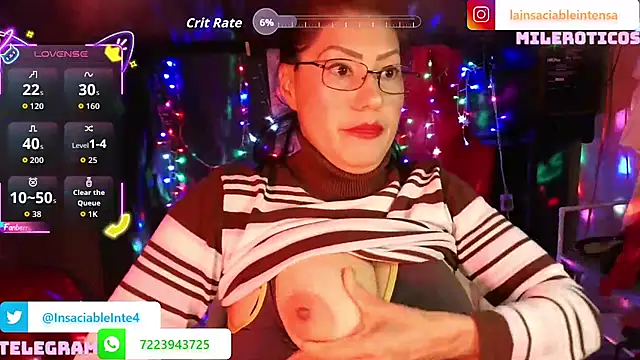 Show Webcam de LaInsaciableIntensa