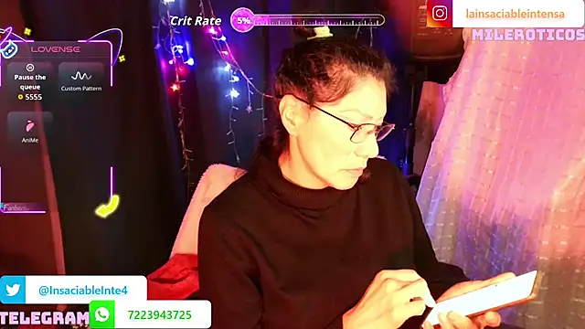 Show Webcam de LaInsaciableIntensa