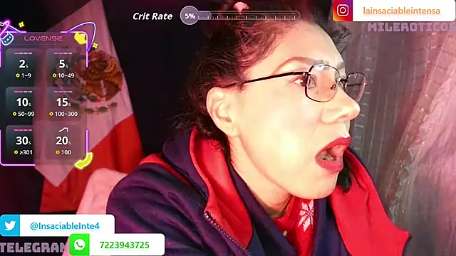 LaInsaciableIntensa webcam show