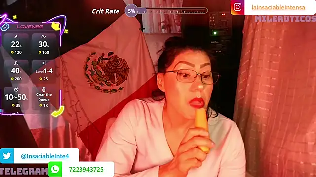 Show webcam de LaInsaciableIntensa