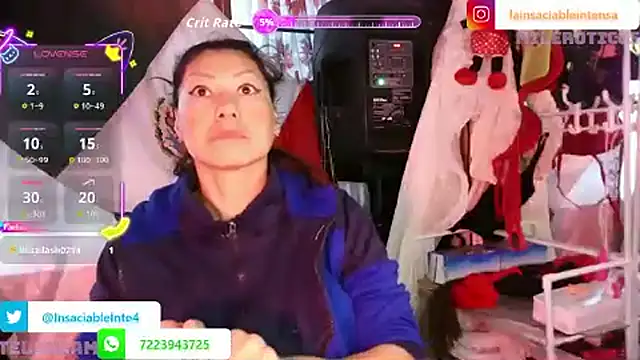 Webkamerová show LaInsaciableIntensa