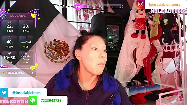 LaInsaciableIntensa webcam show