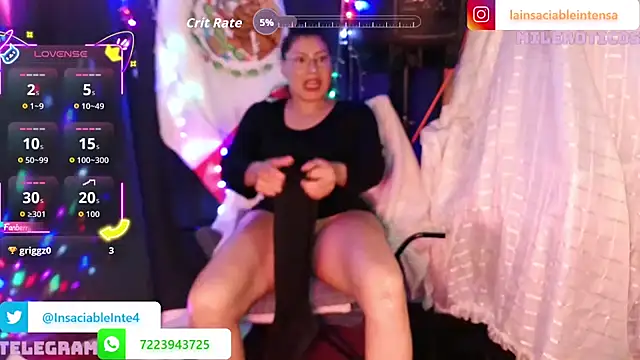 LaInsaciableIntensa 웹캠 쇼