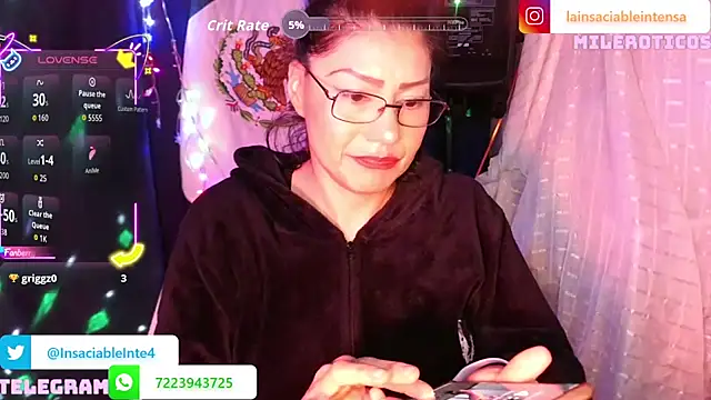 Show webcam de LaInsaciableIntensa