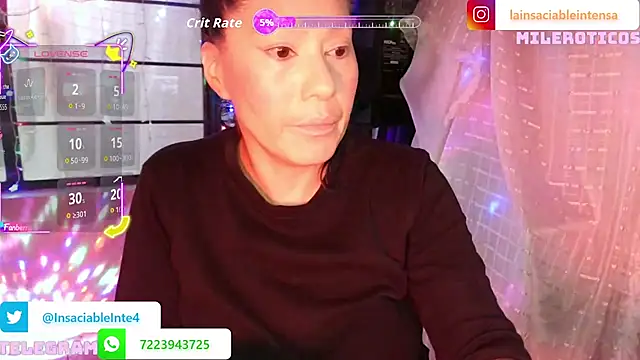 Show de webcam de LaInsaciableIntensa