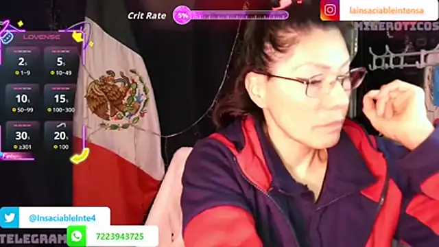 Show webcam de LaInsaciableIntensa
