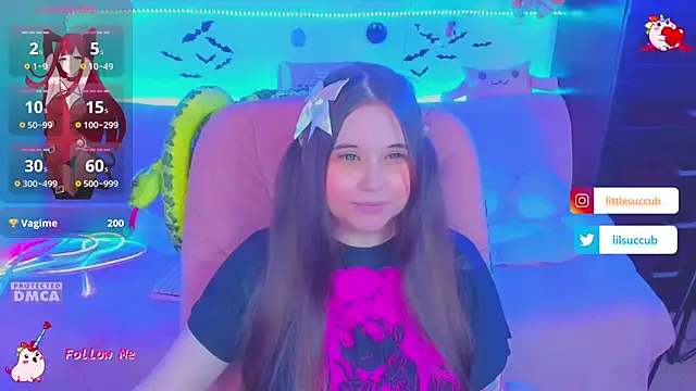 Show de Lolisuccub na webcam