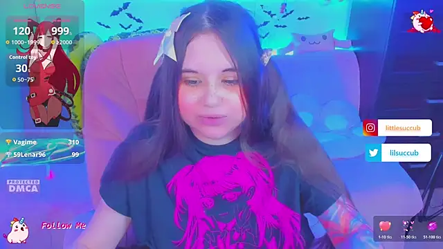 Lolisuccub Шоу с уебкамера