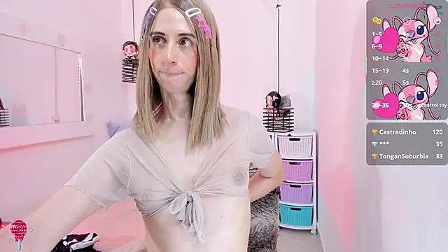 Show modela KimberlyJohnsoon na web-kameri
