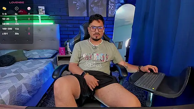 Show modela DaviidEvans_ na web-kameri