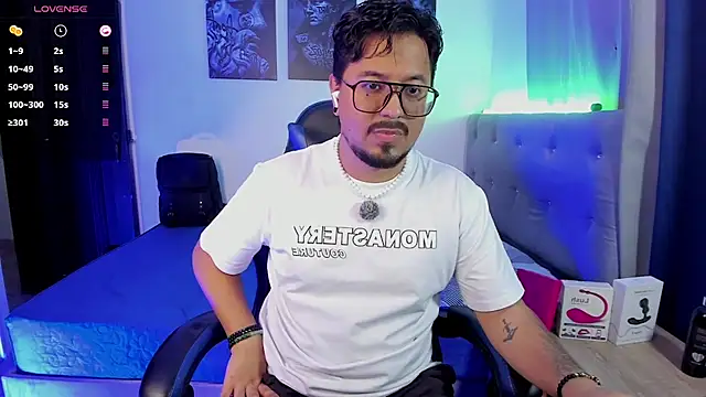 DaviidEvans_: διαδικτυακό σόου στην κάμερα