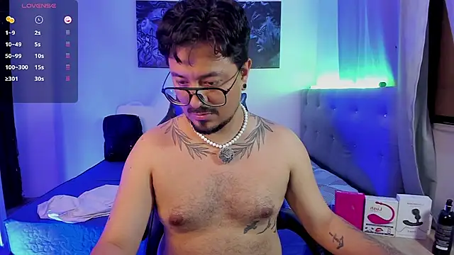 DaviidEvans_: διαδικτυακό σόου στην κάμερα