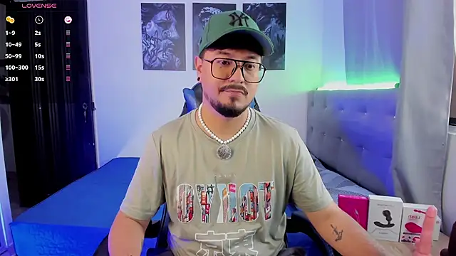 Show modela DaviidEvans_ na web-kameri