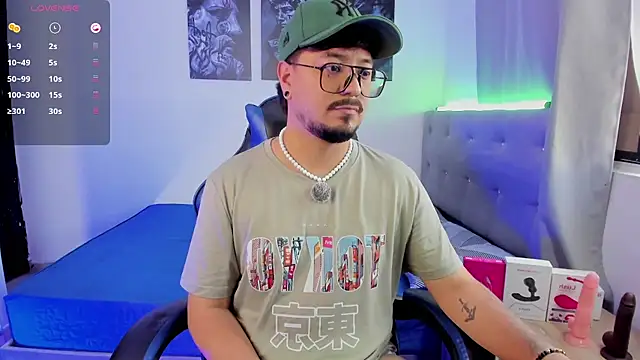 Show modela DaviidEvans_ na web-kameri