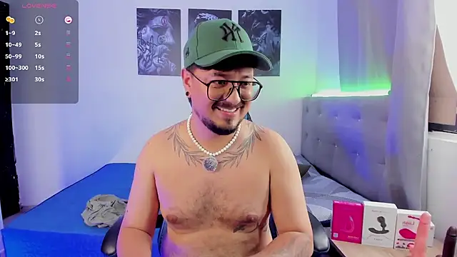 Show modela DaviidEvans_ na web-kameri