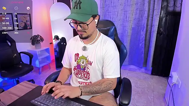 DaviidEvans_ webkamerás műsora