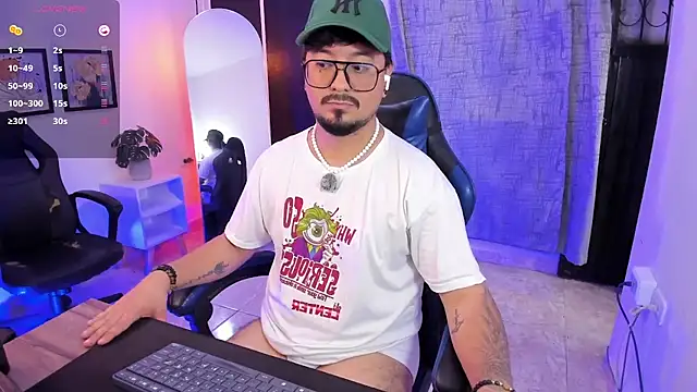 Show modela DaviidEvans_ na web-kameri