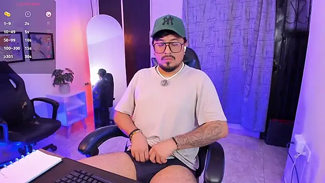 Show modela DaviidEvans_ na web-kameri