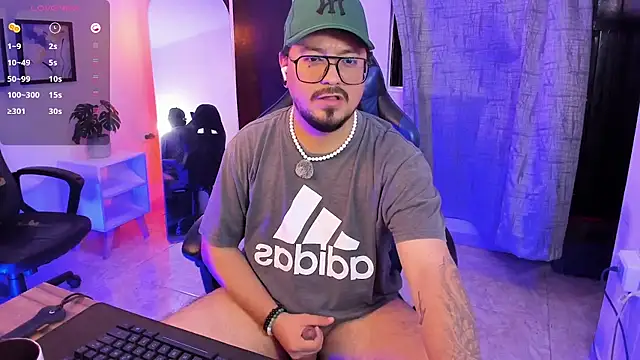Show modela DaviidEvans_ na web-kameri