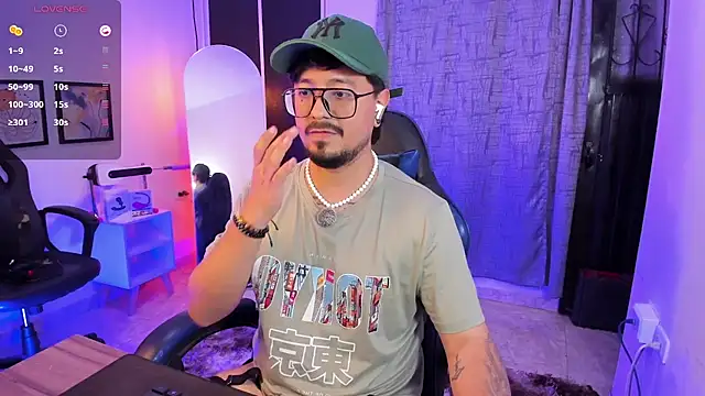 Show modela DaviidEvans_ na web-kameri