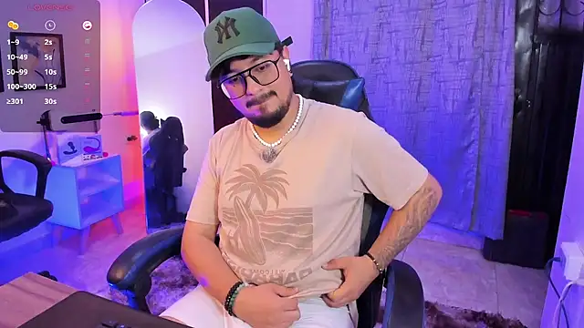 Show modela DaviidEvans_ na web-kameri