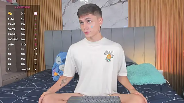 Show de DustinLevine na webcam
