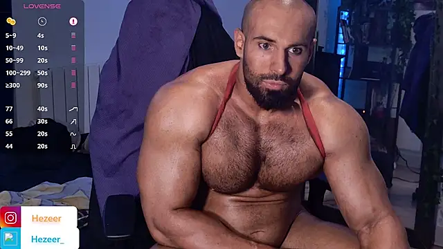 Show de Musculus6 na webcam