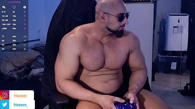 Show de Musculus6 na webcam