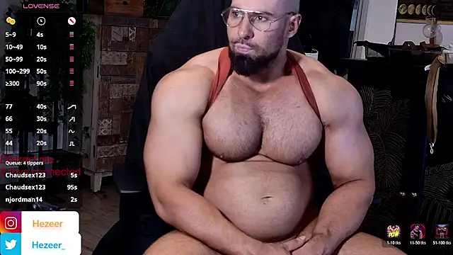 Show de Musculus6 na webcam